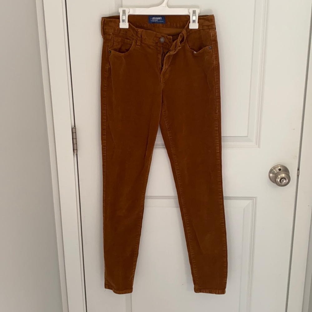 Brown Corduroy Pants Old Navy Rockstar